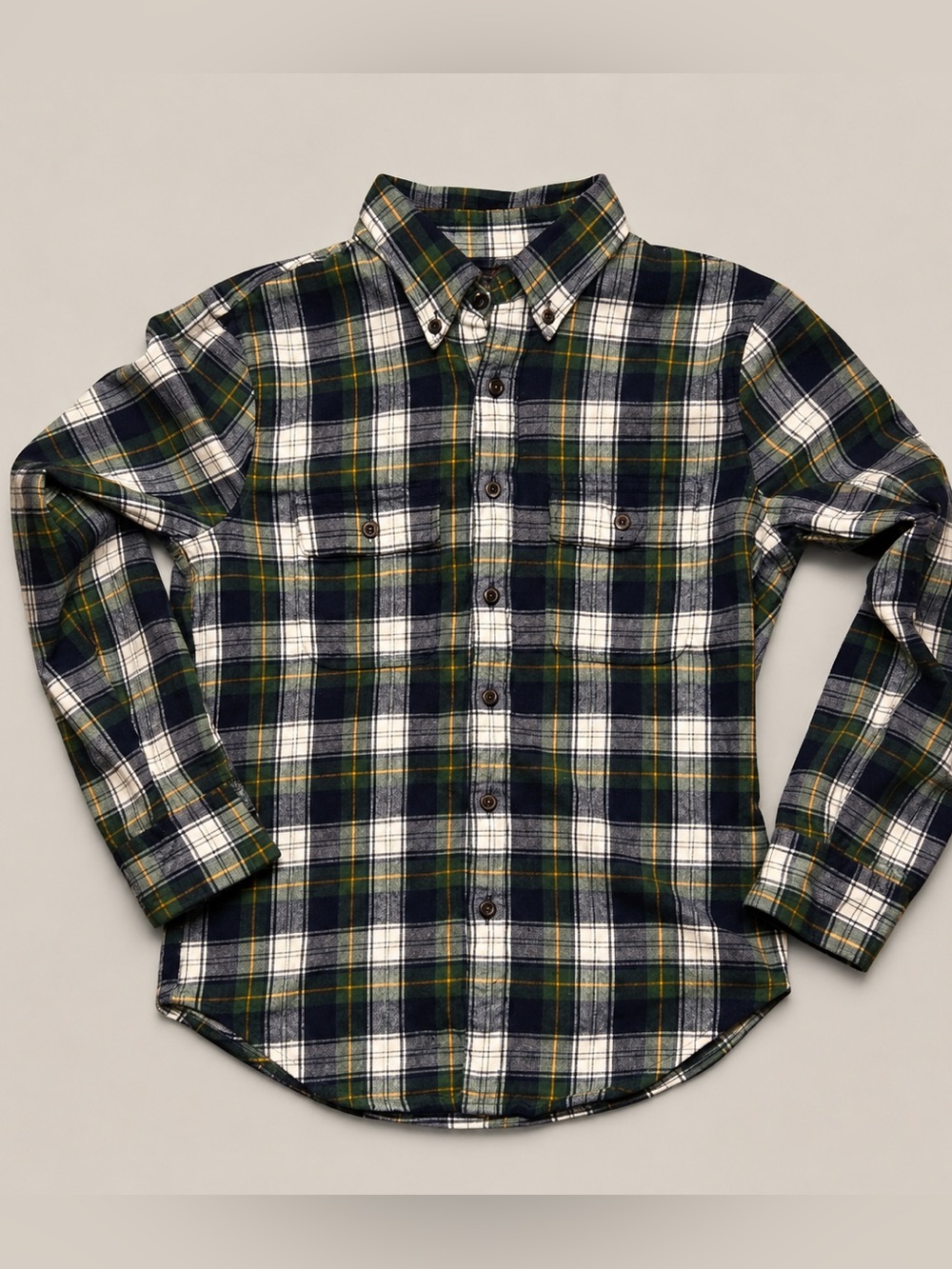 🍃 Abercrombie & Fitch Women’s Plaid Flannel Button-Down Shirt 🍃